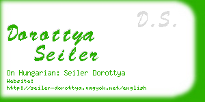 dorottya seiler business card